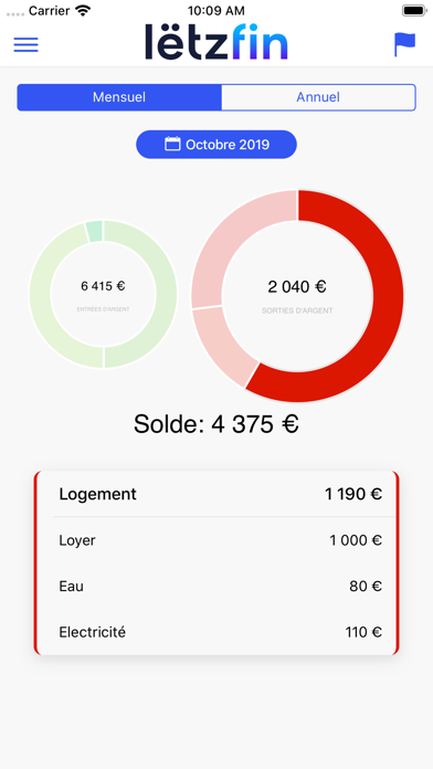 Letzfin Budget screenshot 4