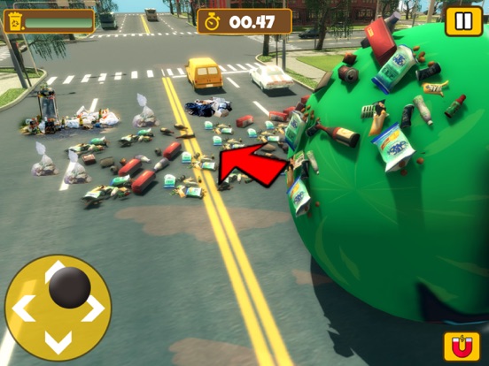 Big Garbage Roller Ball Smash screenshot 2