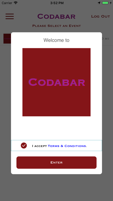 CODABAR screenshot 3