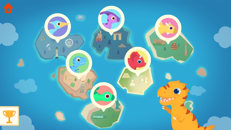 Dinosaur Plane - Game for kids screenshot-9