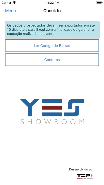 Coletor Yes Showroom