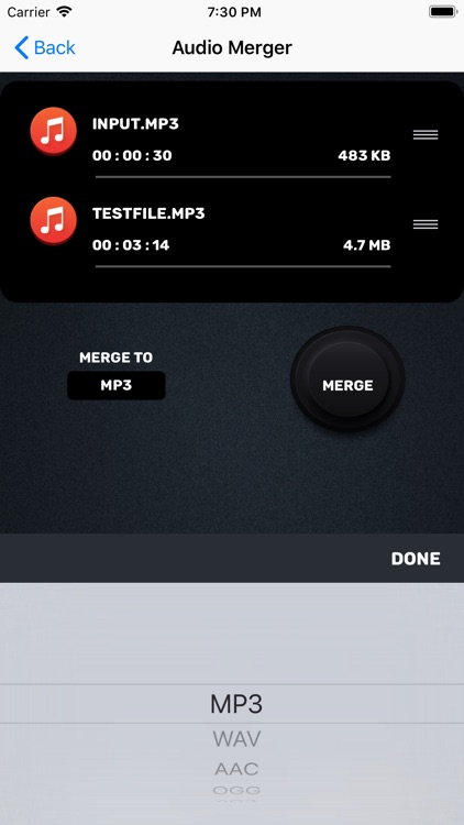 Audio Cutter Converter Merger screenshot-3