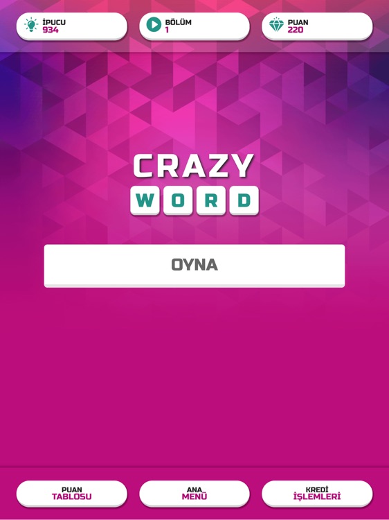 Crazy Word Game