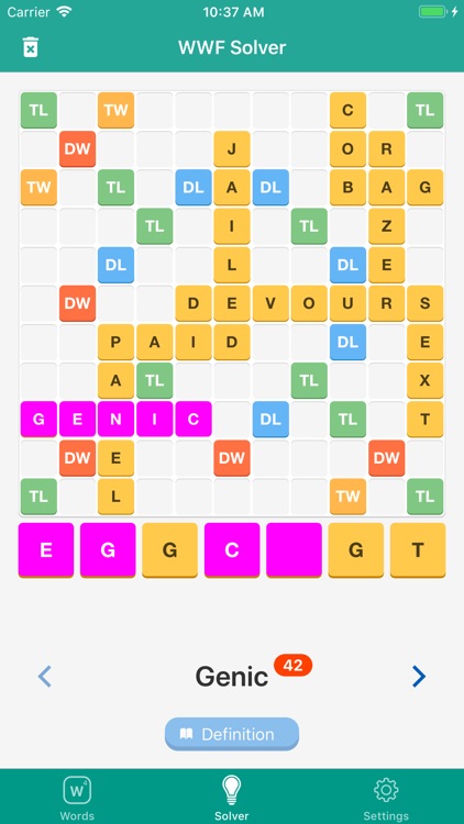 WWF Solver