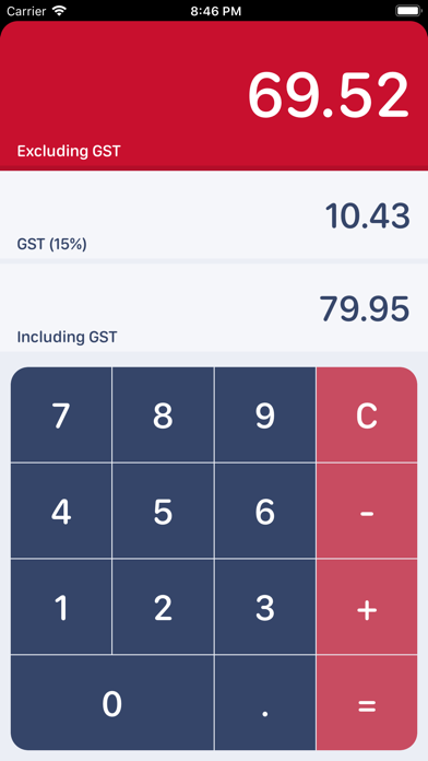How to cancel & delete NZ GST Calculator from iphone & ipad 1