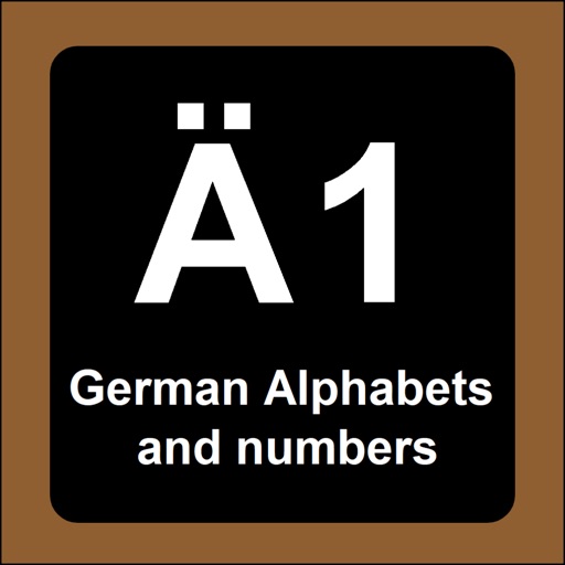 German Alphabets And Numbers