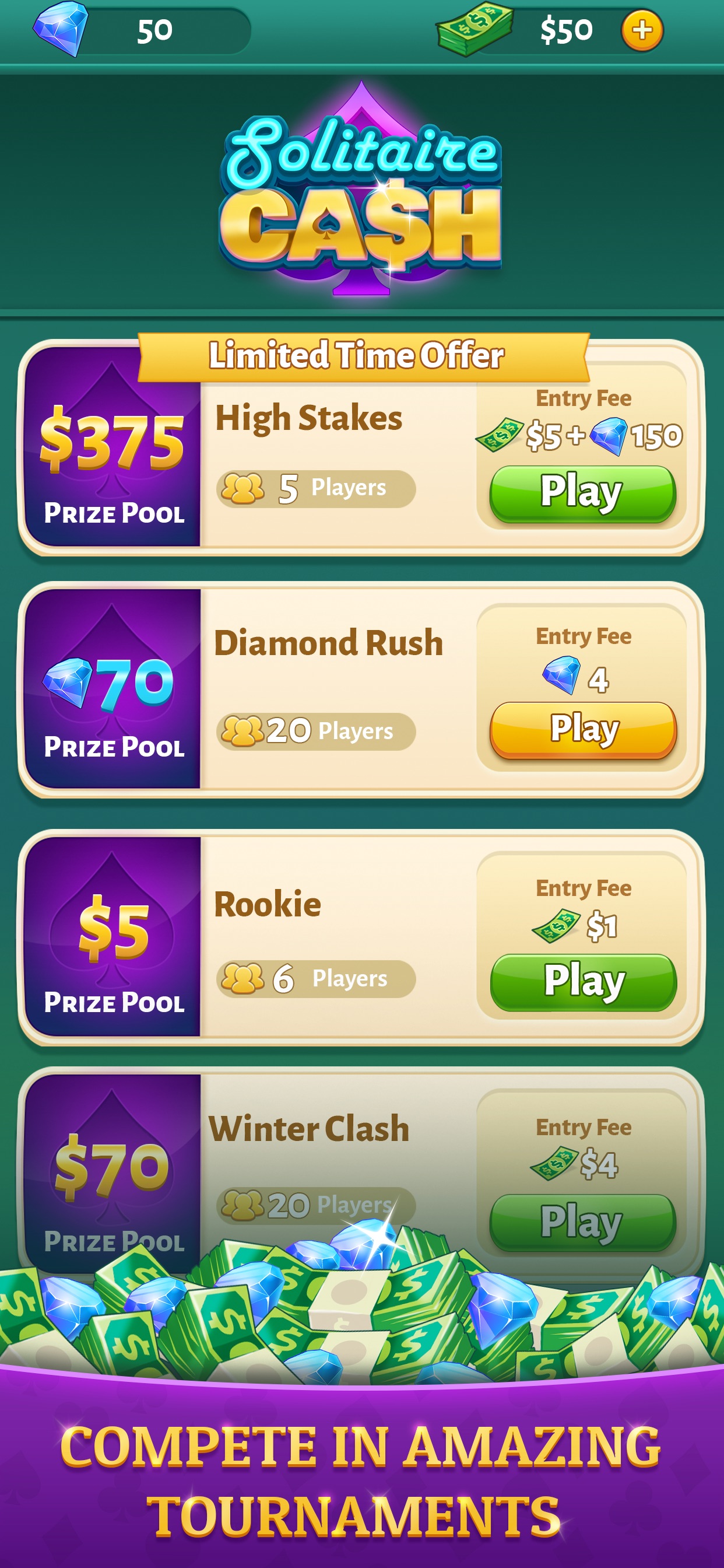 Solitaire cash win real money review