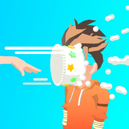Pie Face -throwing game icon
