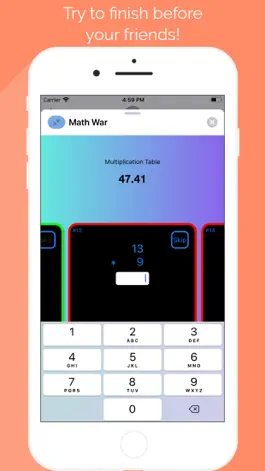 Game screenshot Math War - Speed Challenge hack