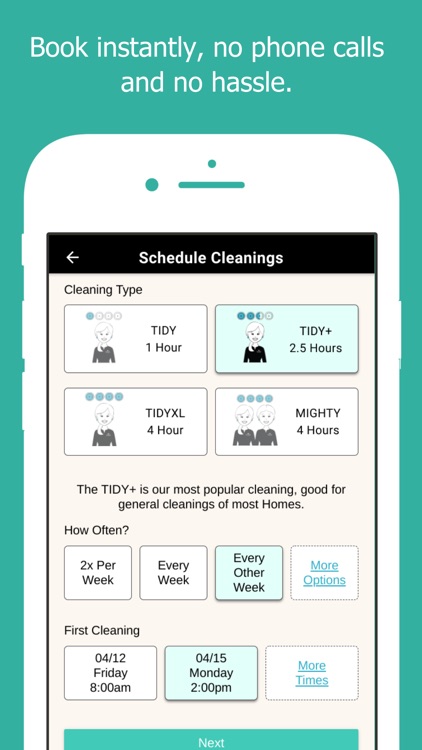 TIDY - Home Cleanings