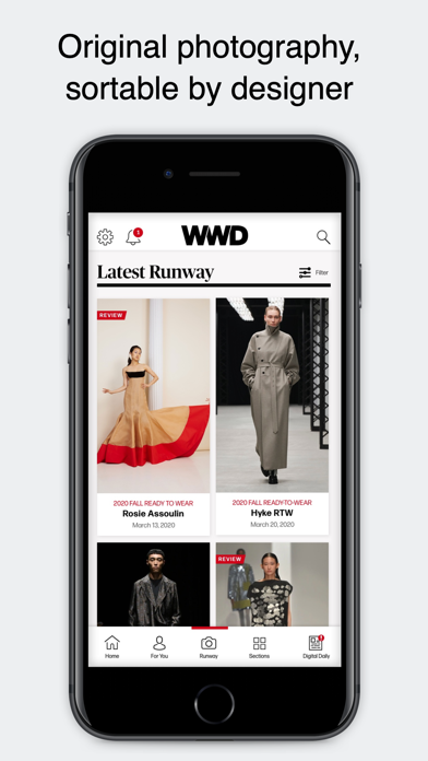 WWD: Women's Wear Daily Screenshot
