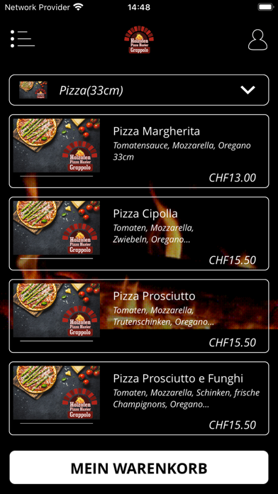 Holzofen Pizza Kurier Grappolo screenshot 2