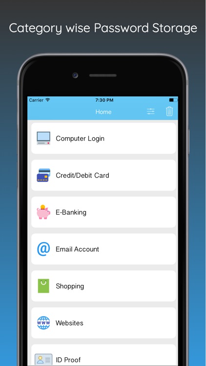 Fingerprint:Password Manager