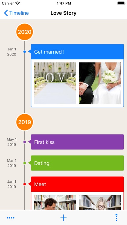 Timeline - Diary and Notes