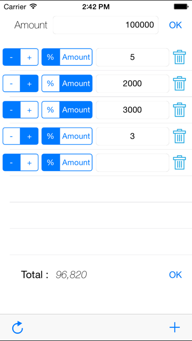 How to cancel & delete Percent Calculator (discount) from iphone & ipad 1