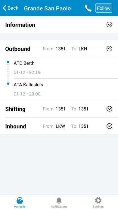 PortCall Mobile screenshot 2