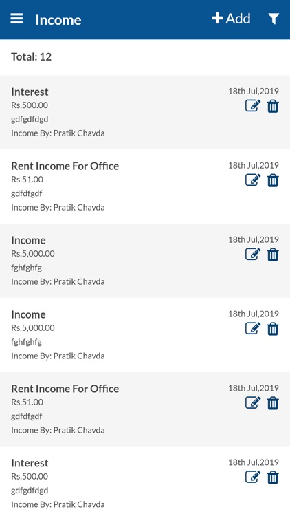 Expense Manager Application screenshot-4