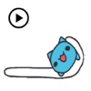 Animated Blue Cat MeowMoji