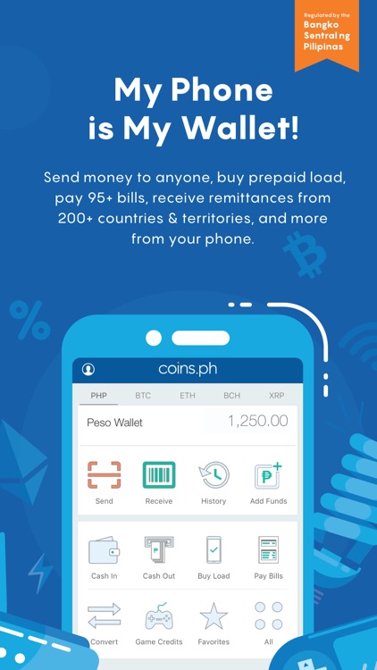 Coins Load Bills Bitcoin By Coins Asia - 