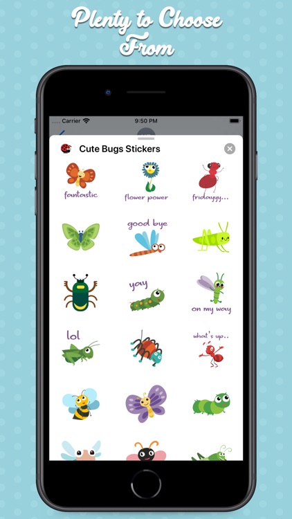 Cute Bugs Stickers screenshot-4