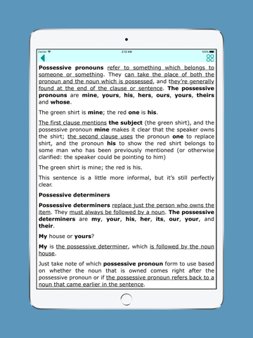 English Grammar: Pronouns screenshot 3