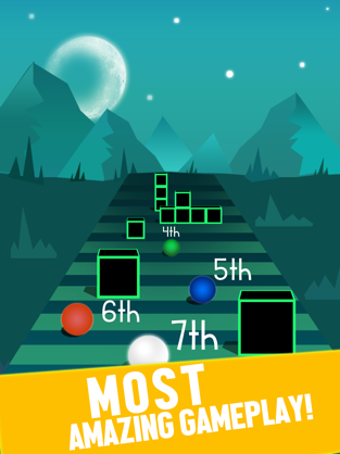 Ball Race on Color Road, game for IOS