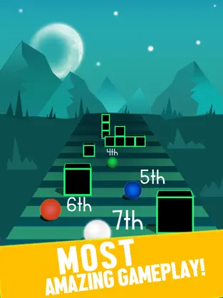 Ball Race on Color Road, game for IOS