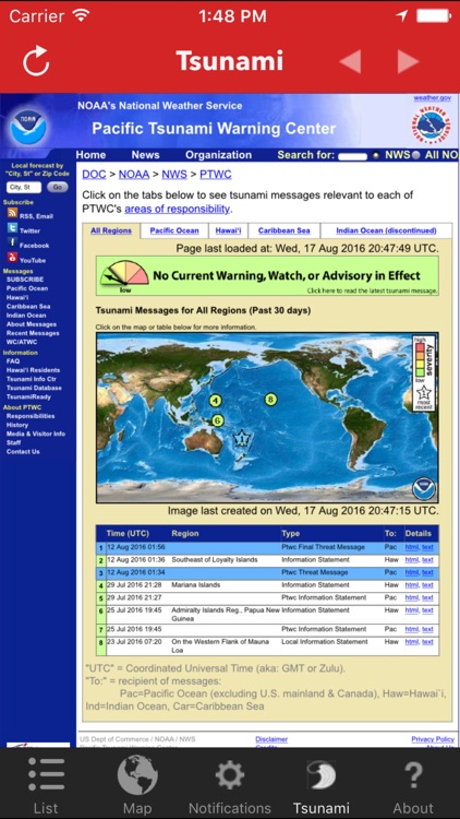 Earthquake Watch screenshot-4