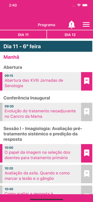 XVIII Jornadas de Senologia(圖3)-速報App