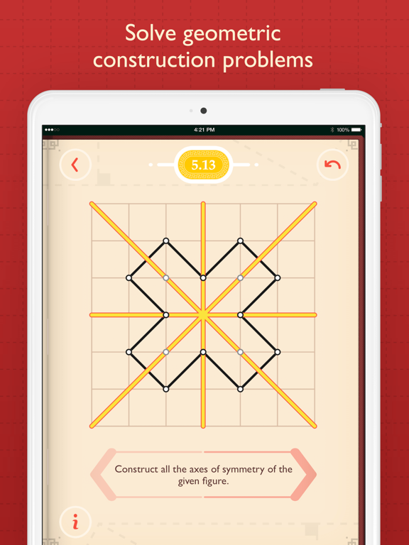 Pythagorea: Geometry on Squared Paper screenshot