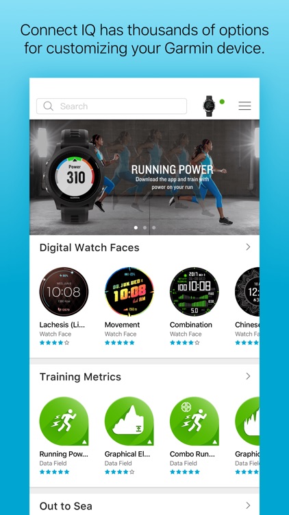 Connect IQ™ Store