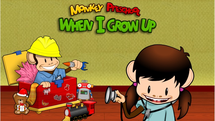 Monkey Preschool:When I GrowUp screenshot-0