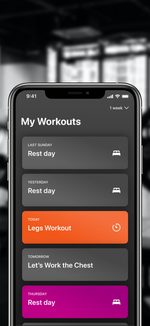 WX Workout Scheduler(圖2)-速報App