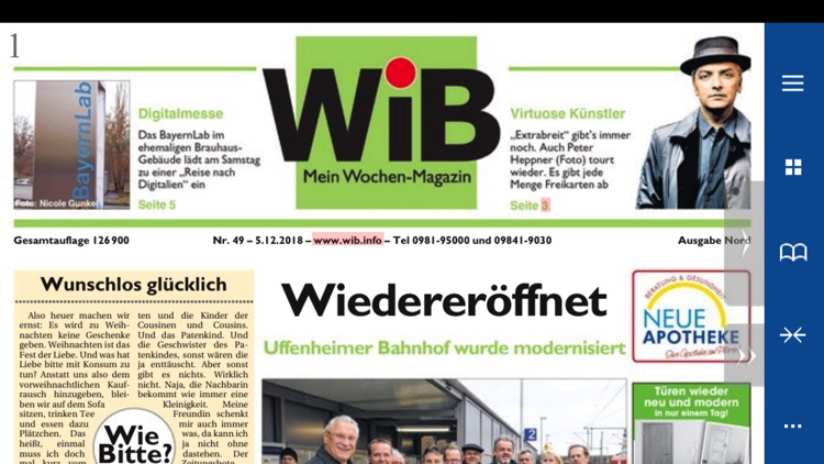 Wochenblätter der Tageszeitung screenshot-3