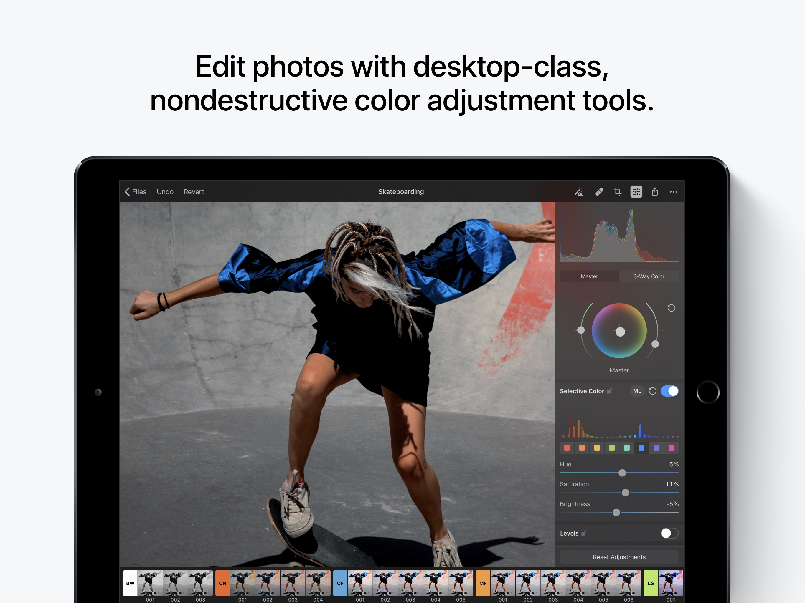 Screenshot do app Pixelmator Photo
