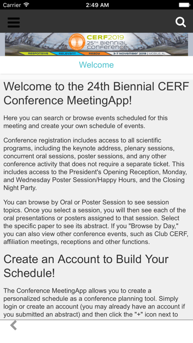 CERF 2019 screenshot 2