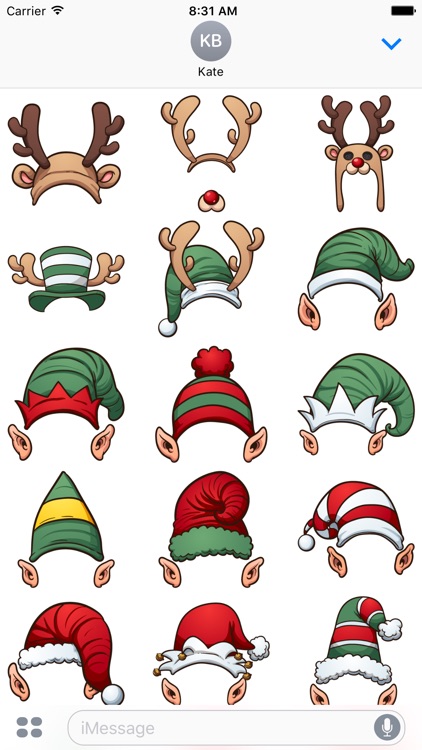 Elf U Christmas Stickers