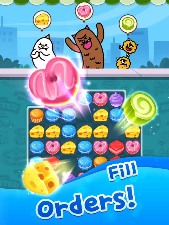 Match 3 Puzzle: SweetMonster screenshot 3