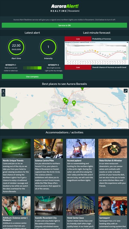 Aurora Alert - Rovaniemi