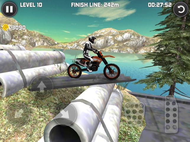 Bike Trials Industrial, game for IOS