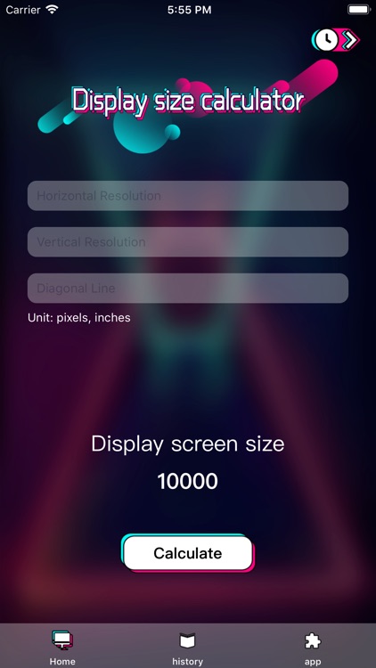 Display Size Calculator