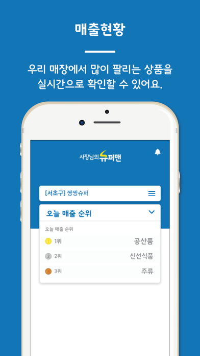 사장님의슈퍼맨 - 무인운영 슈퍼마켓 screenshot 2