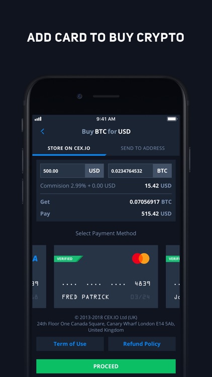 CEX.IO Cryptocurrency Exchange