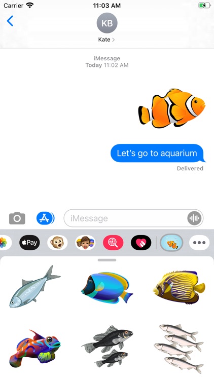 Aquatic Fish Stickers
