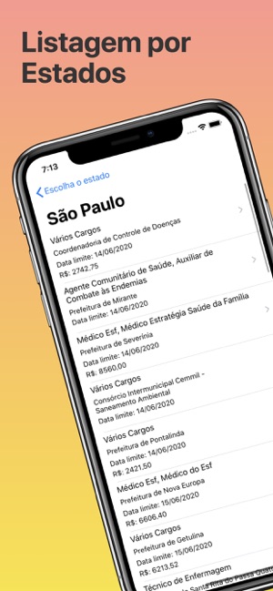 Editais - App Concurso Publico(圖3)-速報App