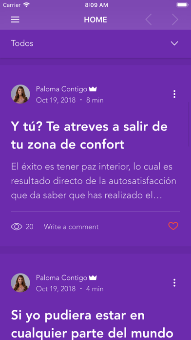 Paloma Contigo screenshot 4