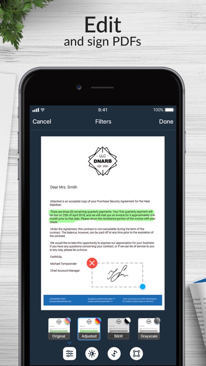 Scanner for Me: Scan documents