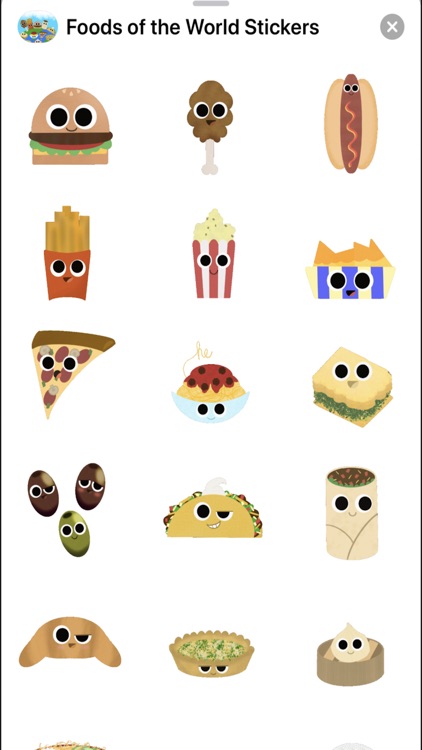 Foods of the World Stickers screenshot-4