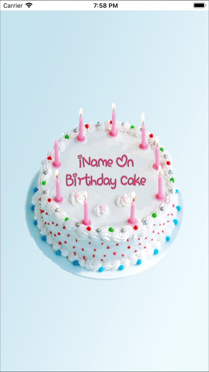 Iname On Birthday Cake By Pravina Chikani