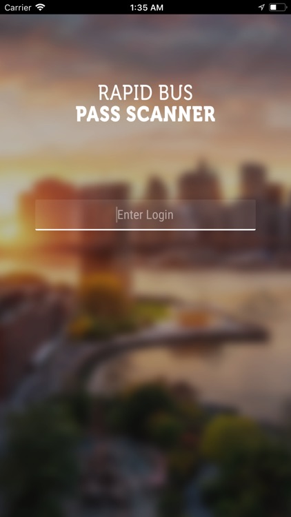 Rapid Bus Pass Scanner